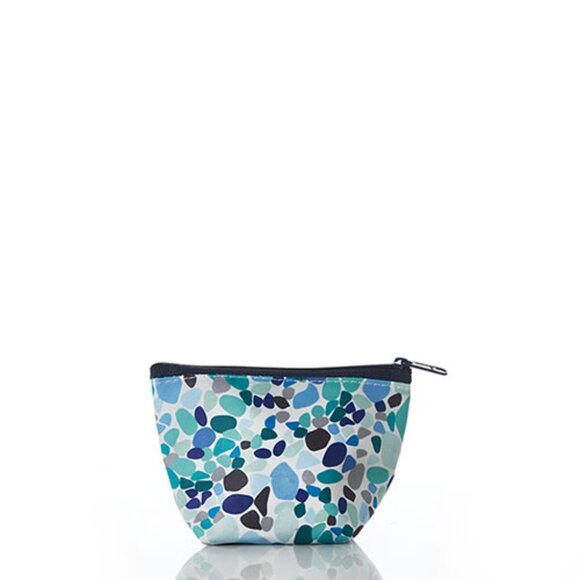 NWT - Sea Bags Cosmetic Bag - Seaglass Pattern - Picture 2 of 3